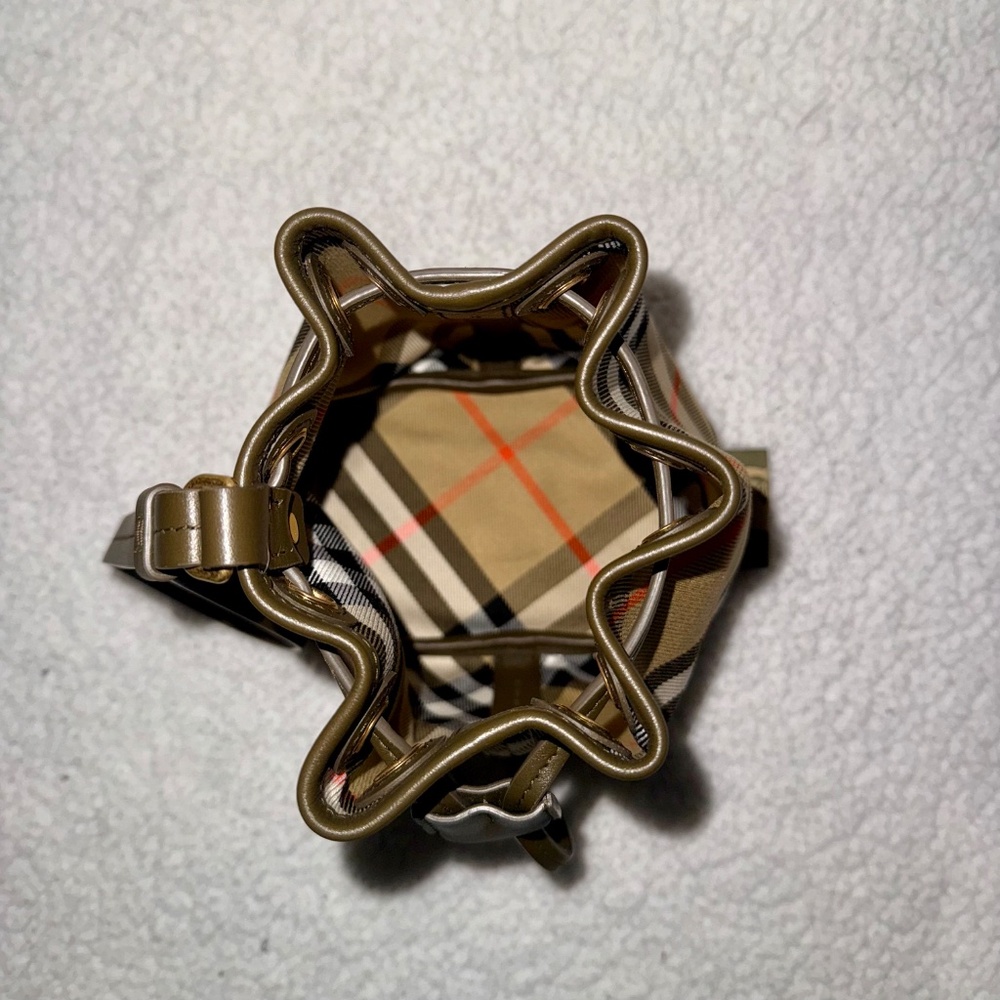 Burberry Check Mini Drawstring Pouch - Picture 3 of 11